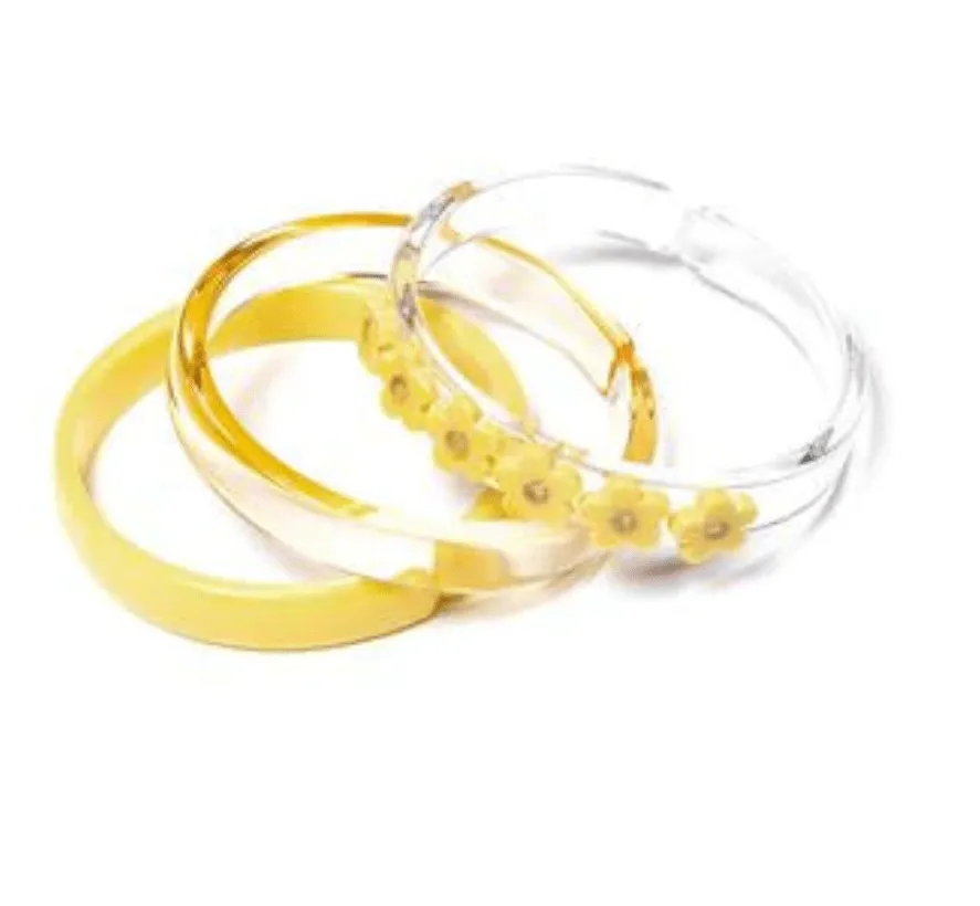 Flower Bangle Set