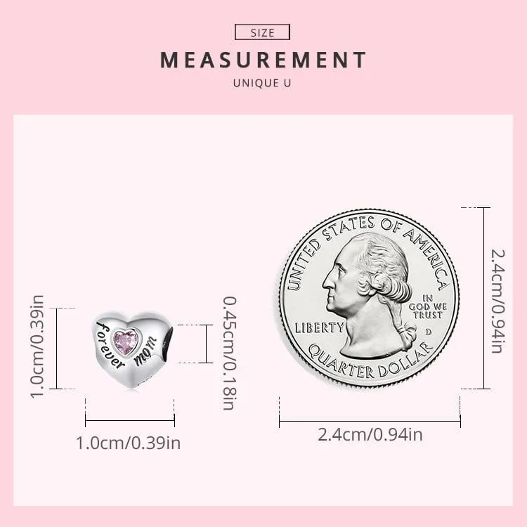 Forever Mom Heart Charm