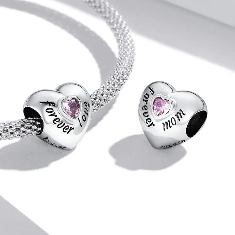 Forever Mom Heart Charm