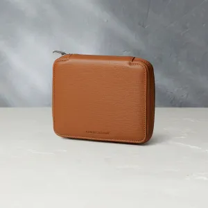 four-watch folio, grained leather