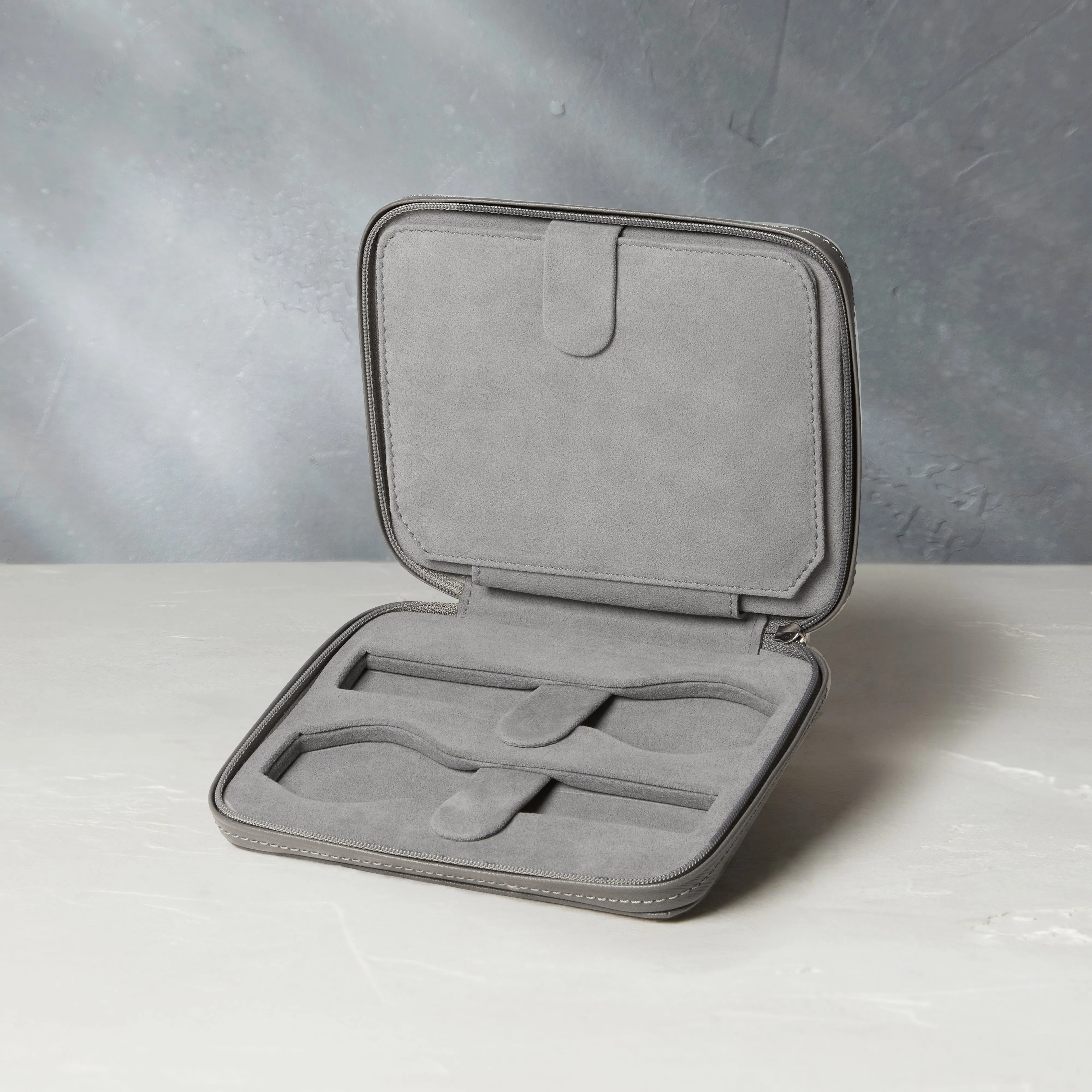 four-watch folio, saffiano