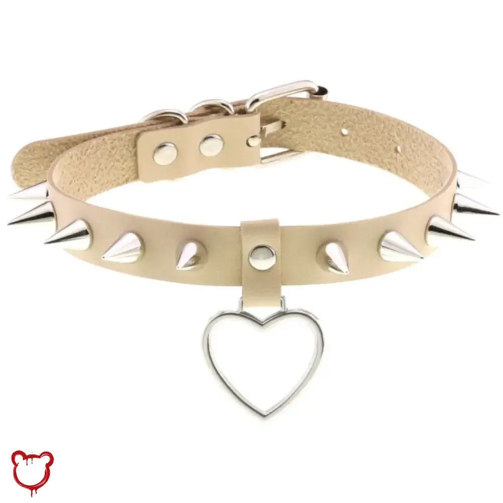 Furious Heart Choker in Black
