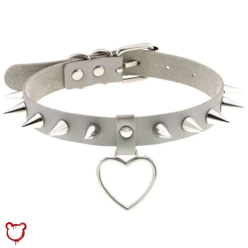 Furious Heart Choker in Black