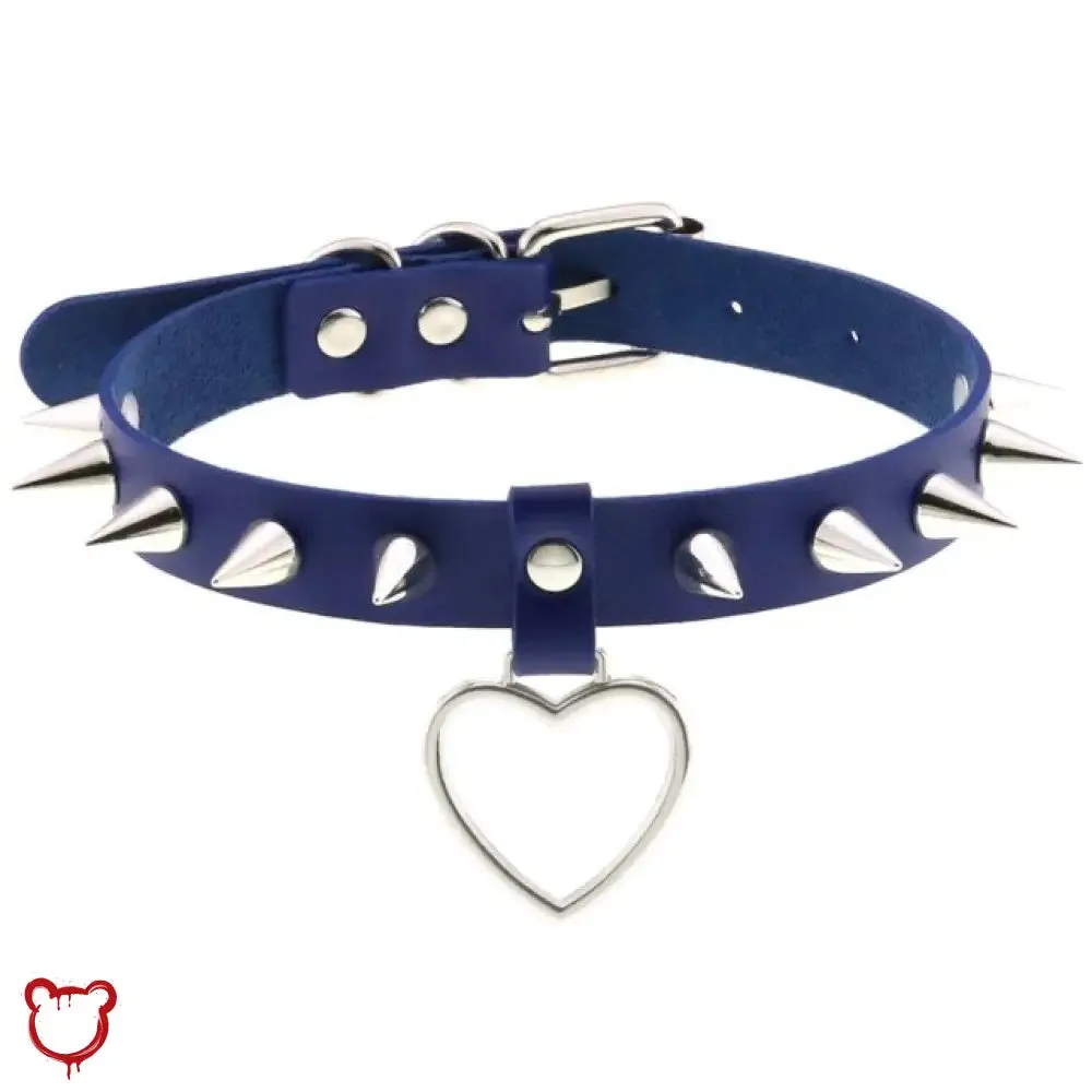 Furious Heart Choker in Black