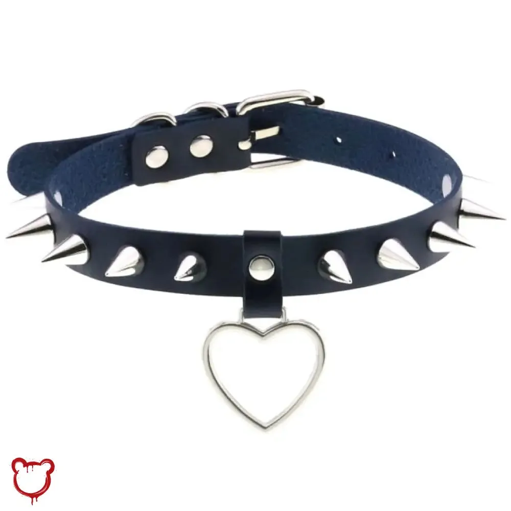 Furious Heart Choker in Black