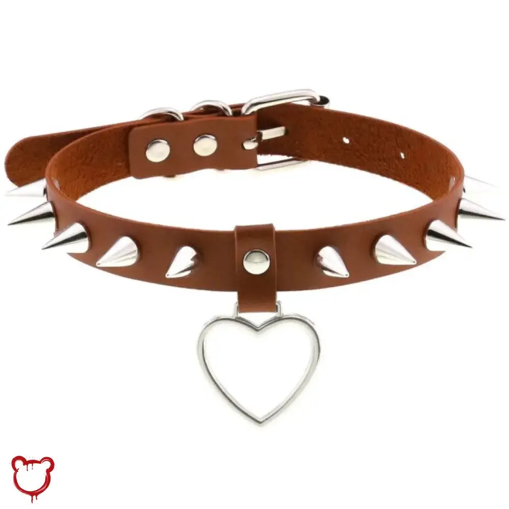 Furious Heart Choker in Black