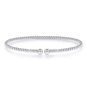 Gabriel & Co 14K White Gold Bujukan Split Bangle Bracelet - BG4107-62W4JJJ