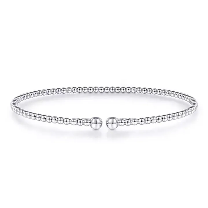 Gabriel & Co 14K White Gold Bujukan Split Bangle Bracelet - BG4107-62W4JJJ