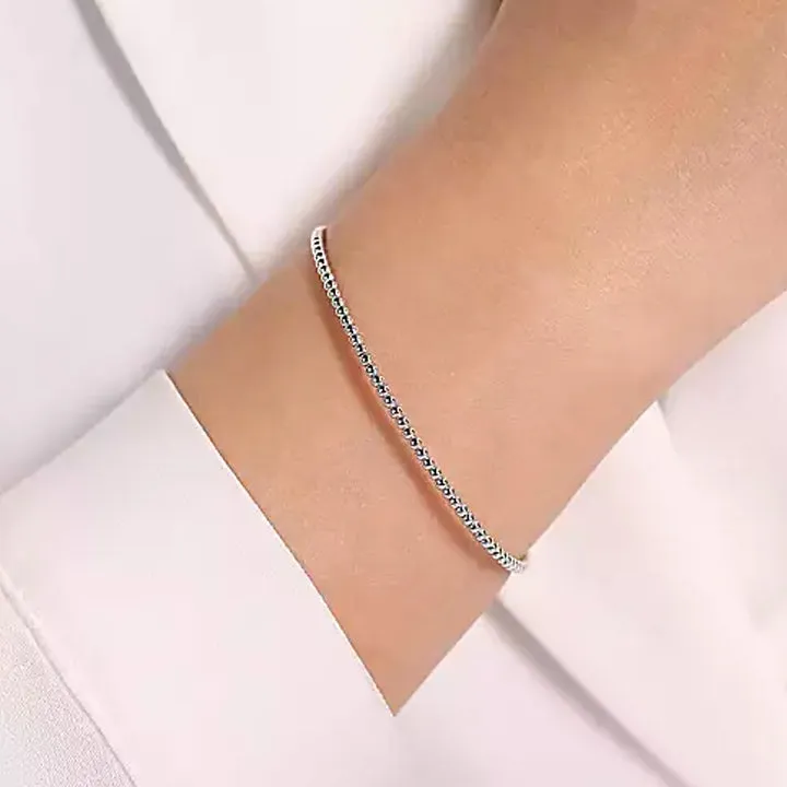 Gabriel & Co 14K White Gold Bujukan Split Bangle Bracelet - BG4107-62W4JJJ