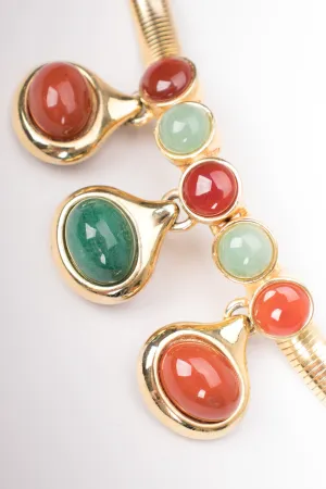 Gemstone Teardrop Belt