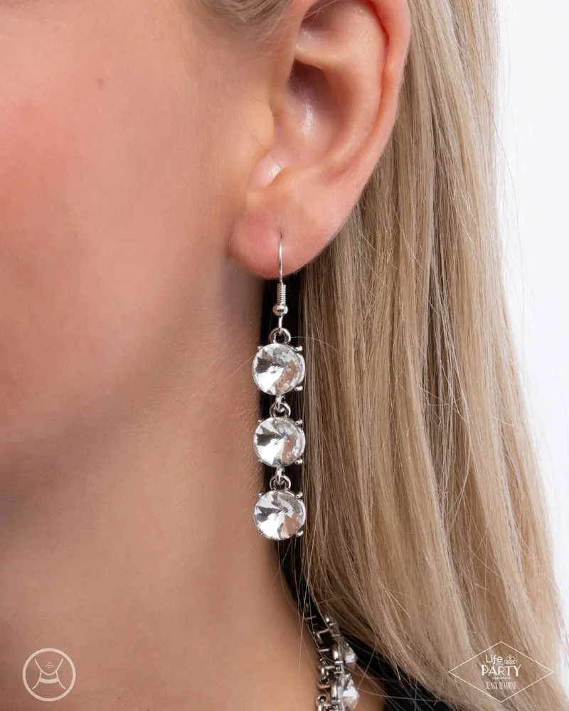 God's Girl - White - Gem Inspirational/Religious Paparazzi Choker Necklace - Empire Diamond Exclusive