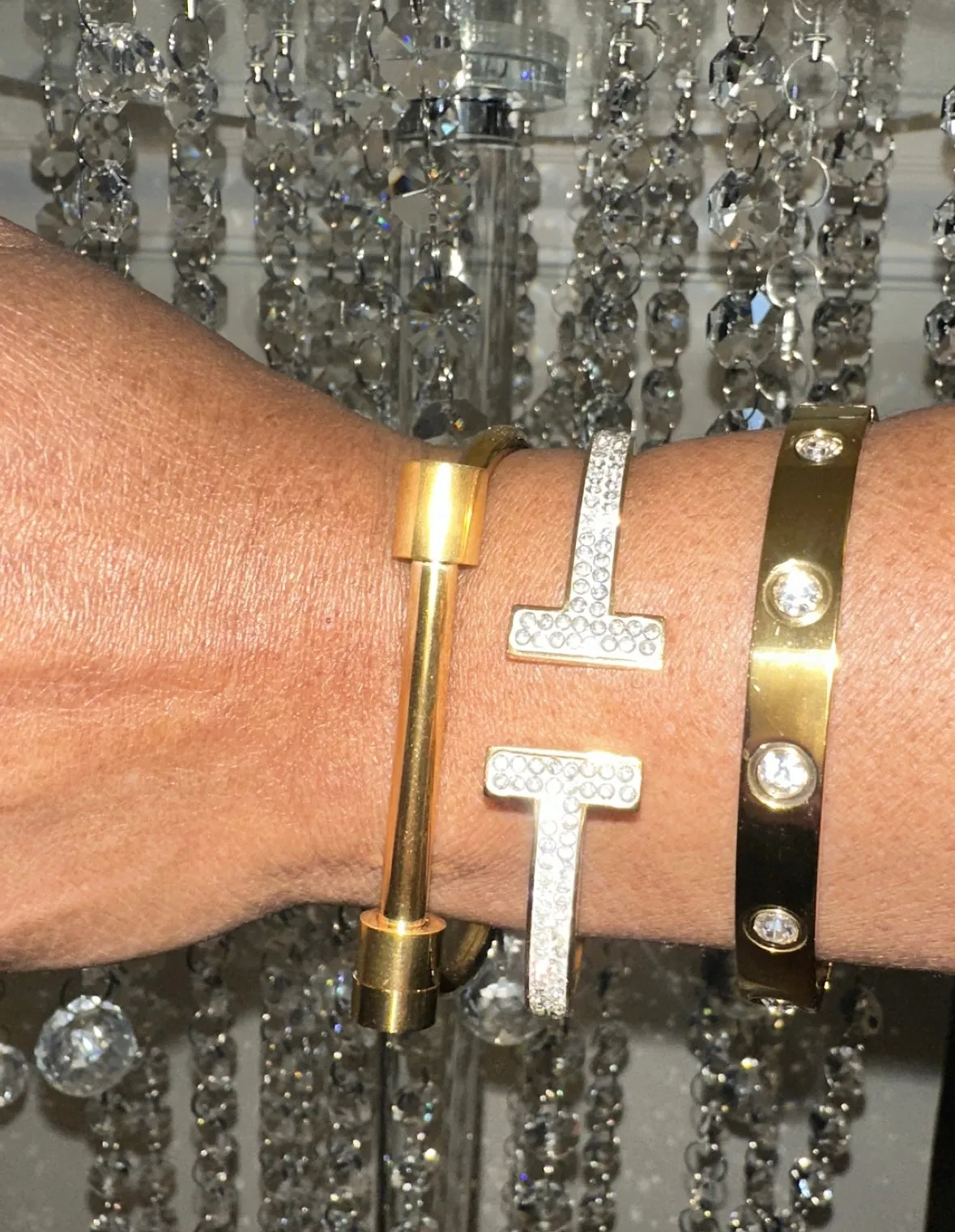 Gold Bangle Set