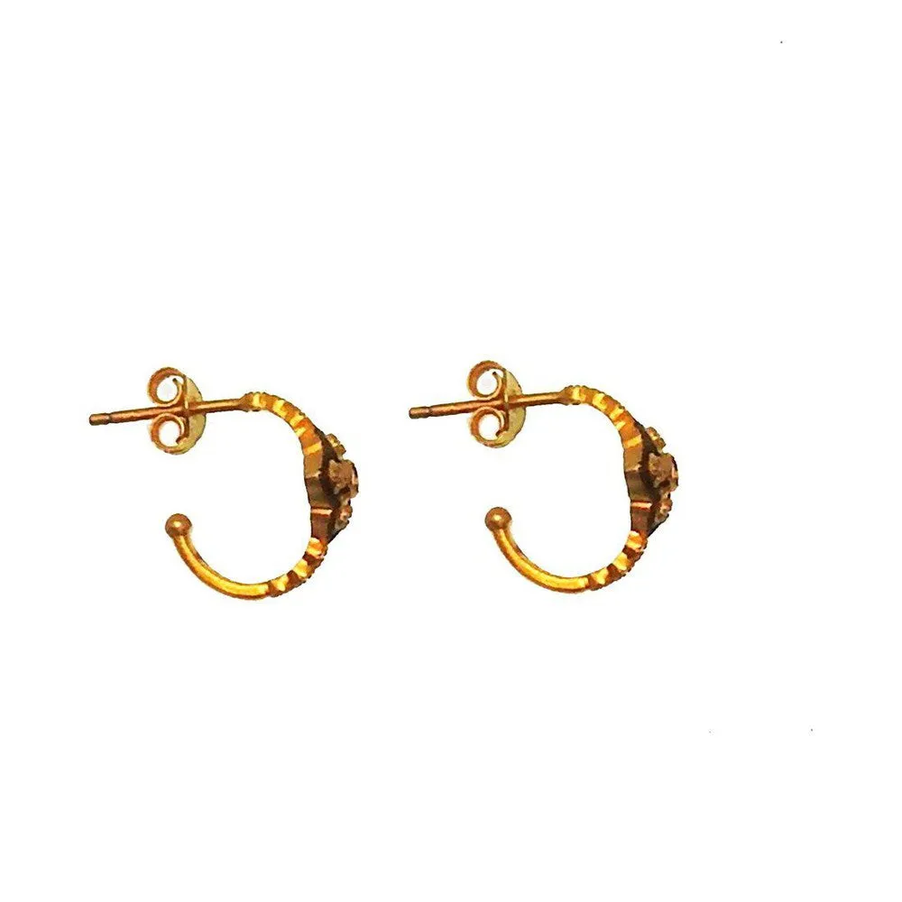 Gold Vermeil Hoop Earrings
