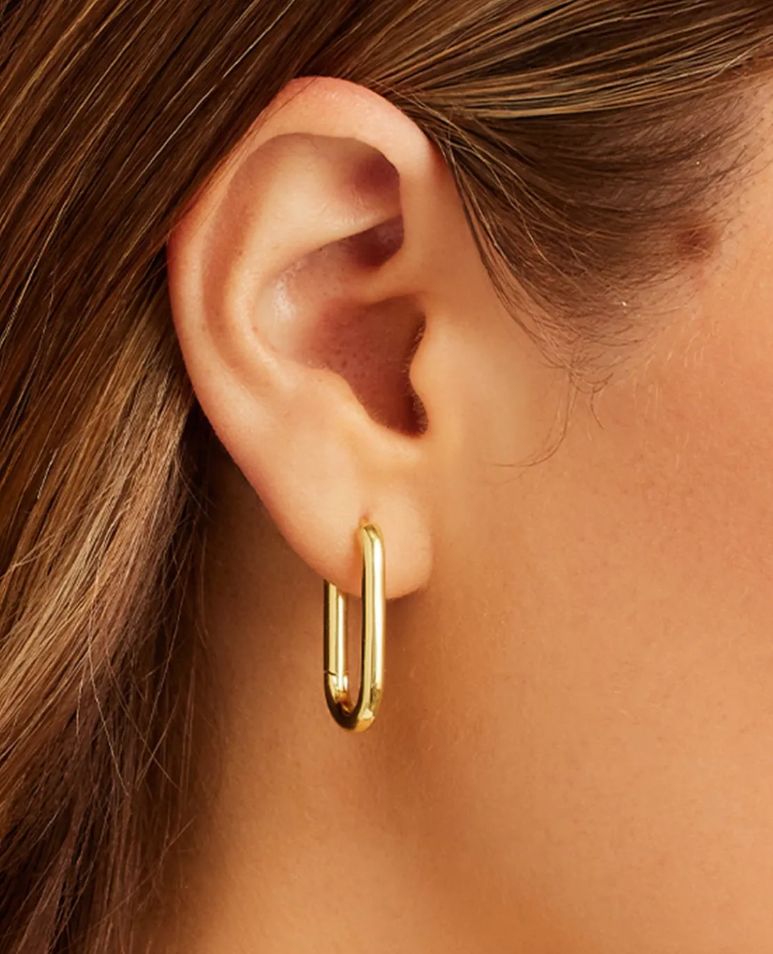 GORJANA ZOEY HOOPS GOLD