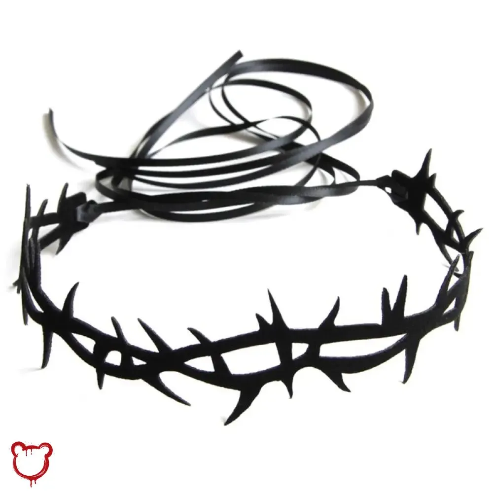 Gothic Thorn Choker - Black
