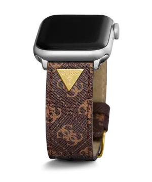 GUESS Logo Leather Band for Apple 38-40 mm Watch