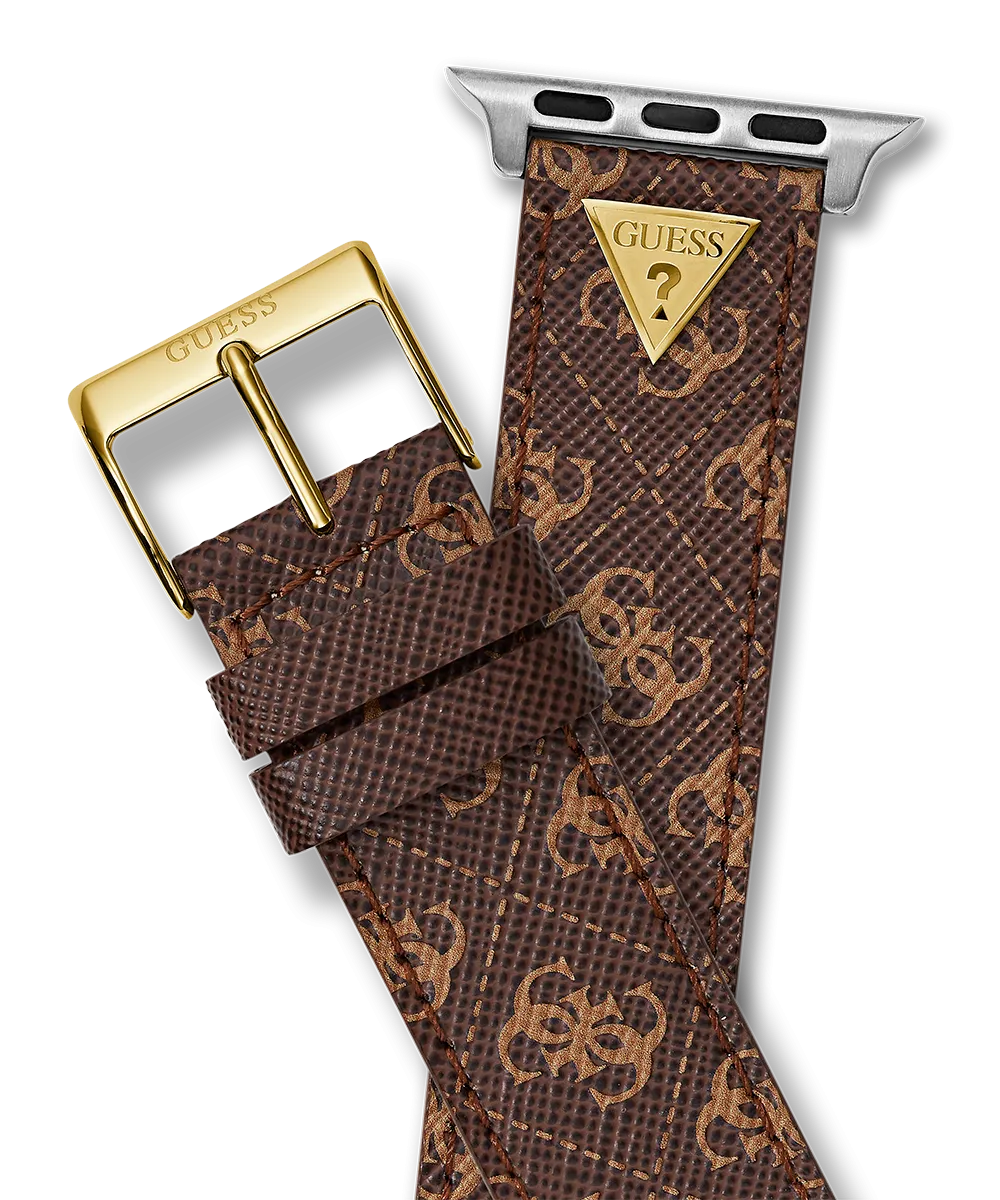 GUESS Logo Leather Band for Apple 38-40 mm Watch