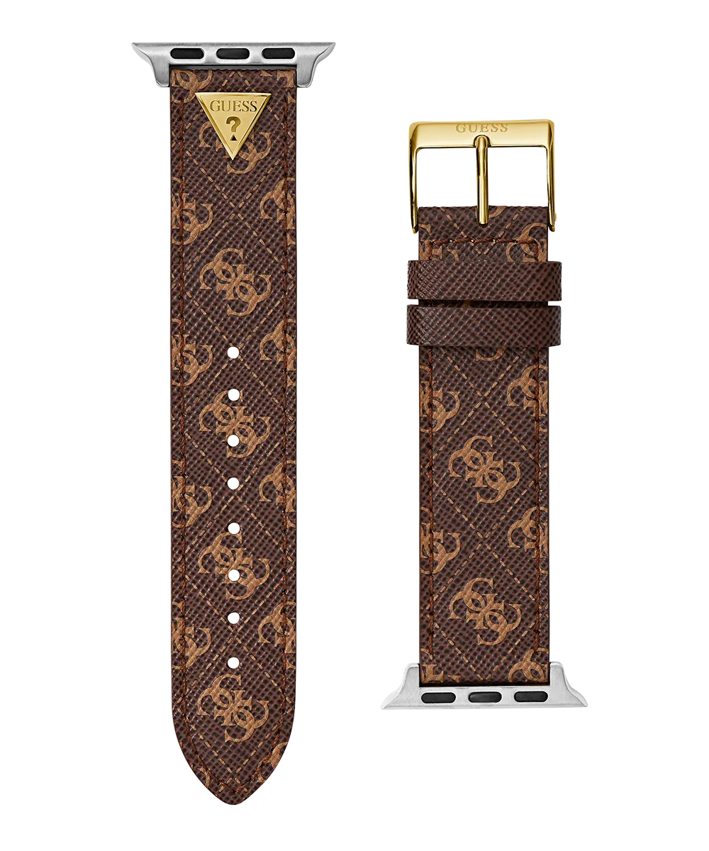 GUESS Logo Leather Band for Apple 38-40 mm Watch