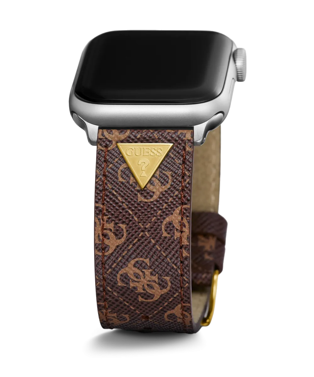 GUESS Logo Leather Band for Apple 38-40 mm Watch