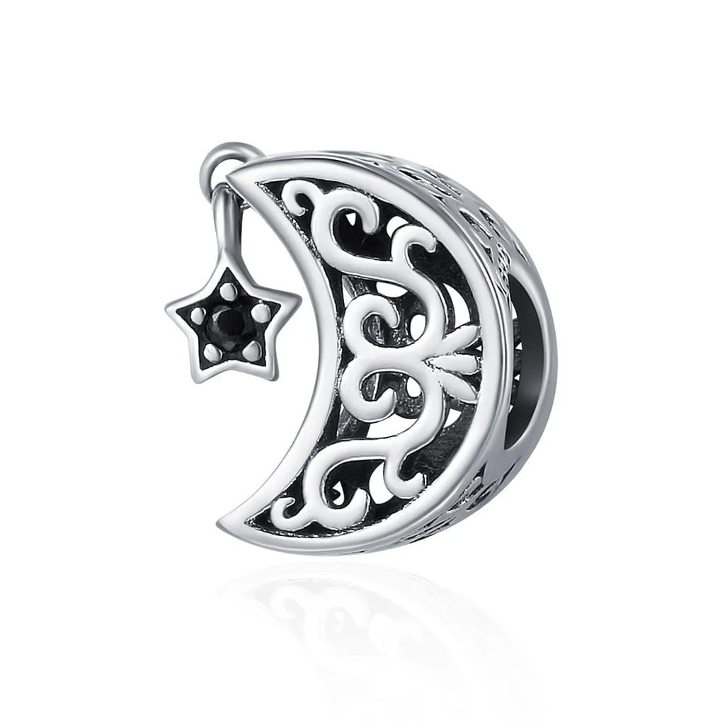 Half Moon & Star Charm