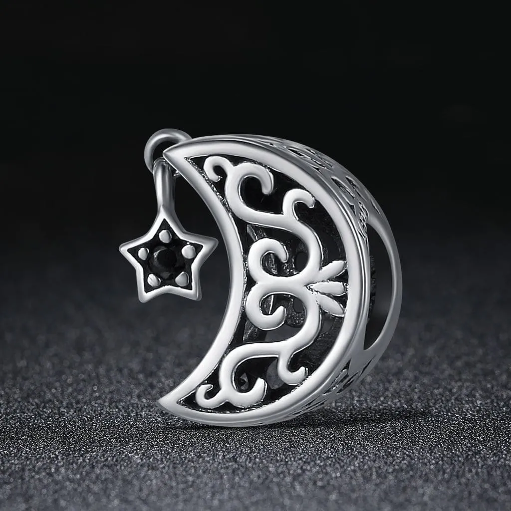 Half Moon & Star Charm