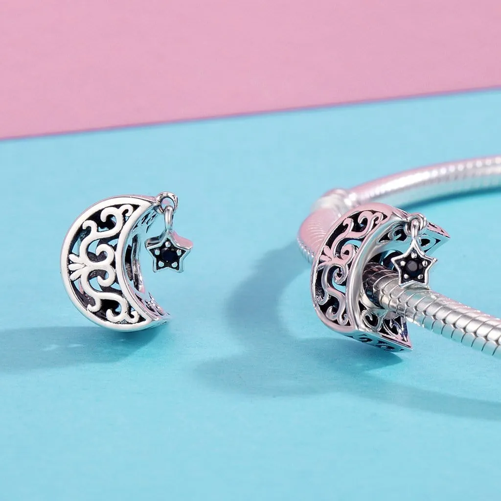 Half Moon & Star Charm