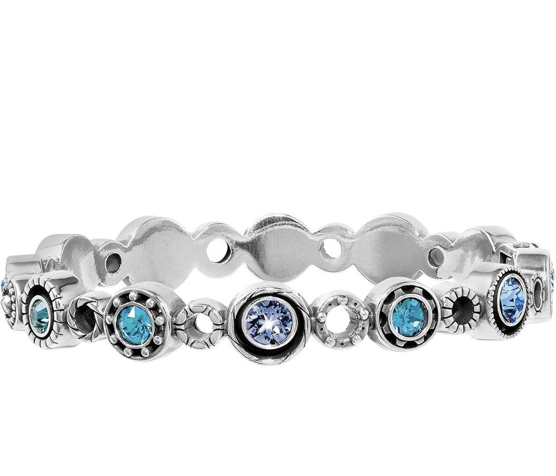 Halo Burst Hinged Bangle JF3813