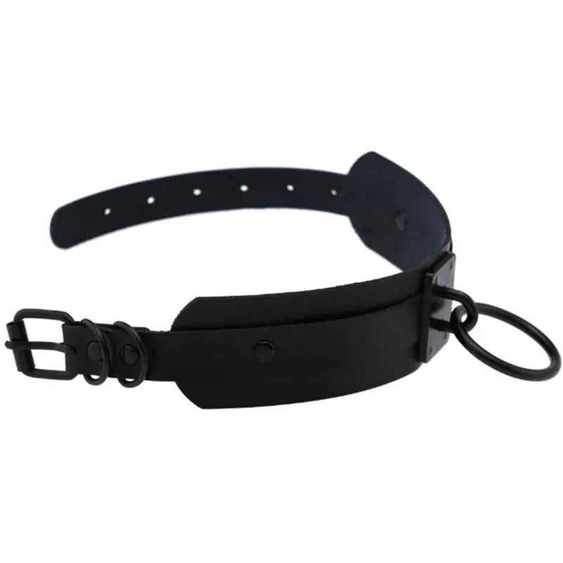 Harajuku Cosplay Rivet Punk Rock Gothi Women Collar Sexy PU Leather Heart Cross Spike Hip Hop Bondage Choker Jewelry