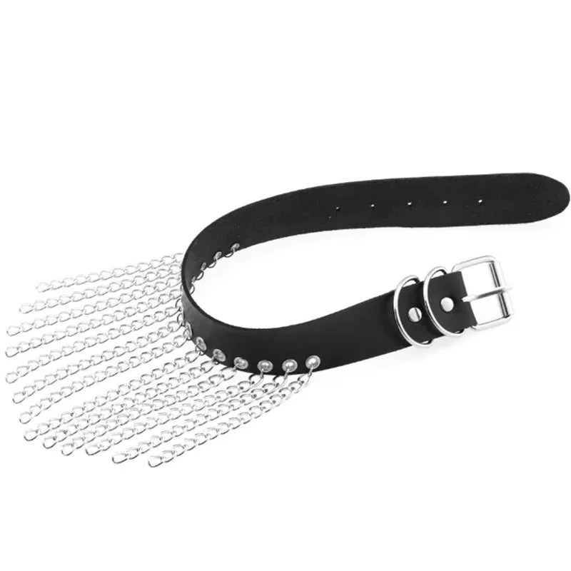 Harajuku Cosplay Rivet Punk Rock Gothi Women Collar Sexy PU Leather Heart Cross Spike Hip Hop Bondage Choker Jewelry