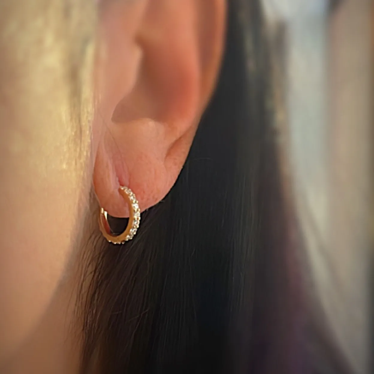 Hayden Classic Hoop Earring - Gold