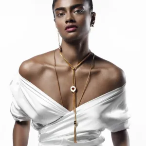 HEART WRAP GOLD CHAIN NECKLACE
