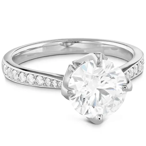 Hearts On Fire Copley Diamond Crown Engagement Ring