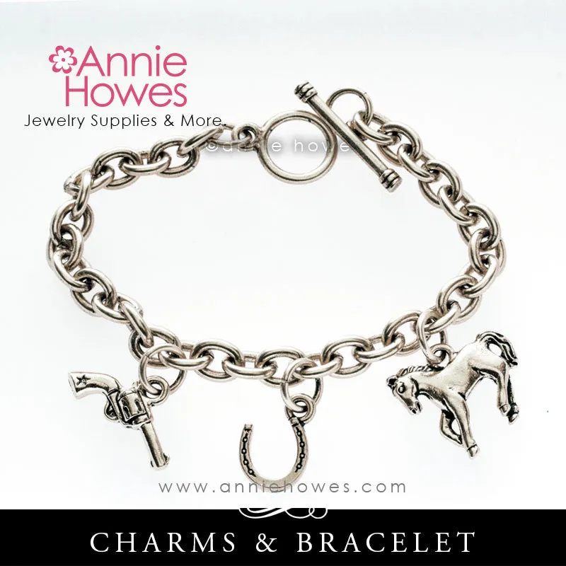 Horseshoe Charm. TierraCast.