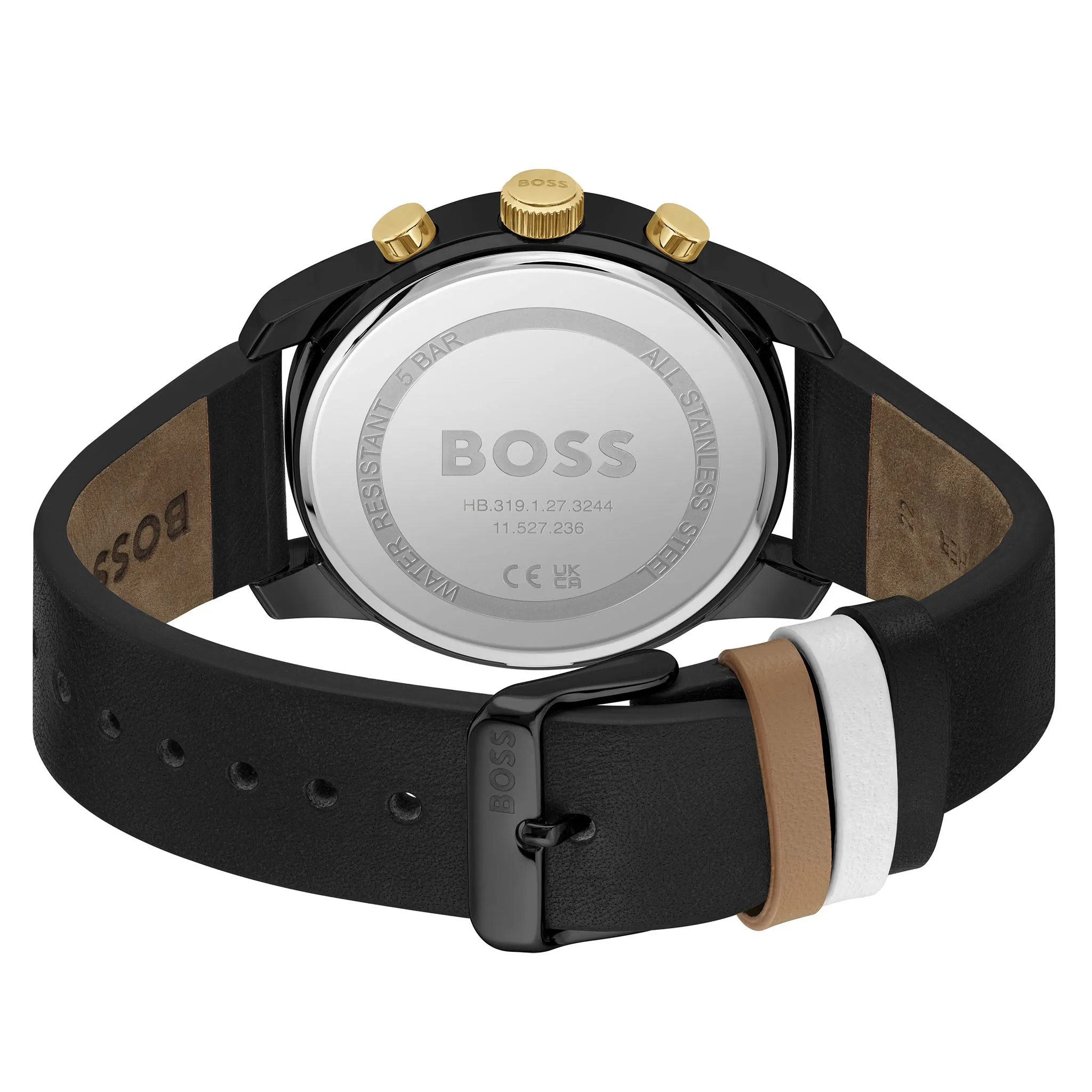 Hugo Boss Trace Chronograph Leather Men's Watch 1514003