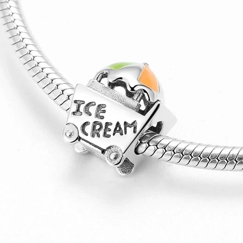 Ice Cream Cart Charm