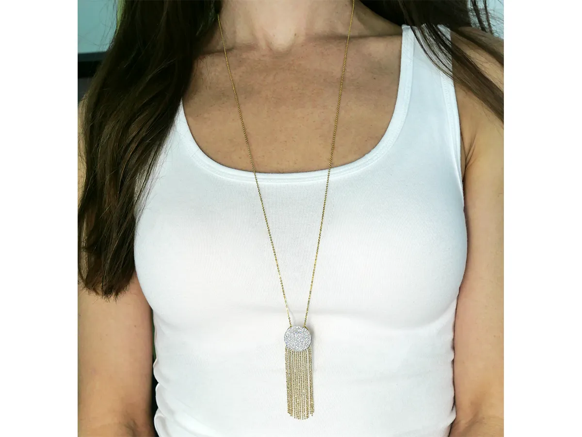 Infinity Tassel Necklace