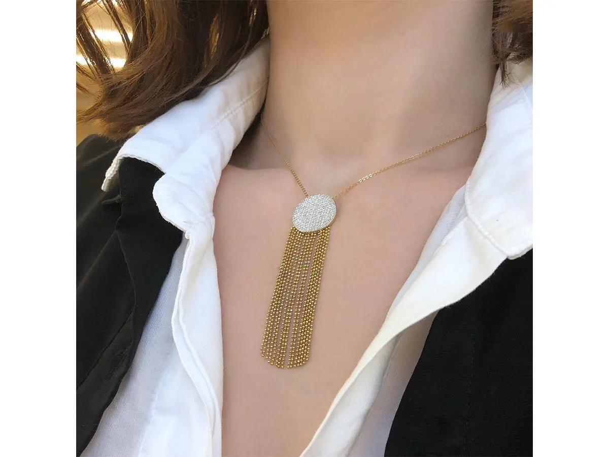 Infinity Tassel Necklace