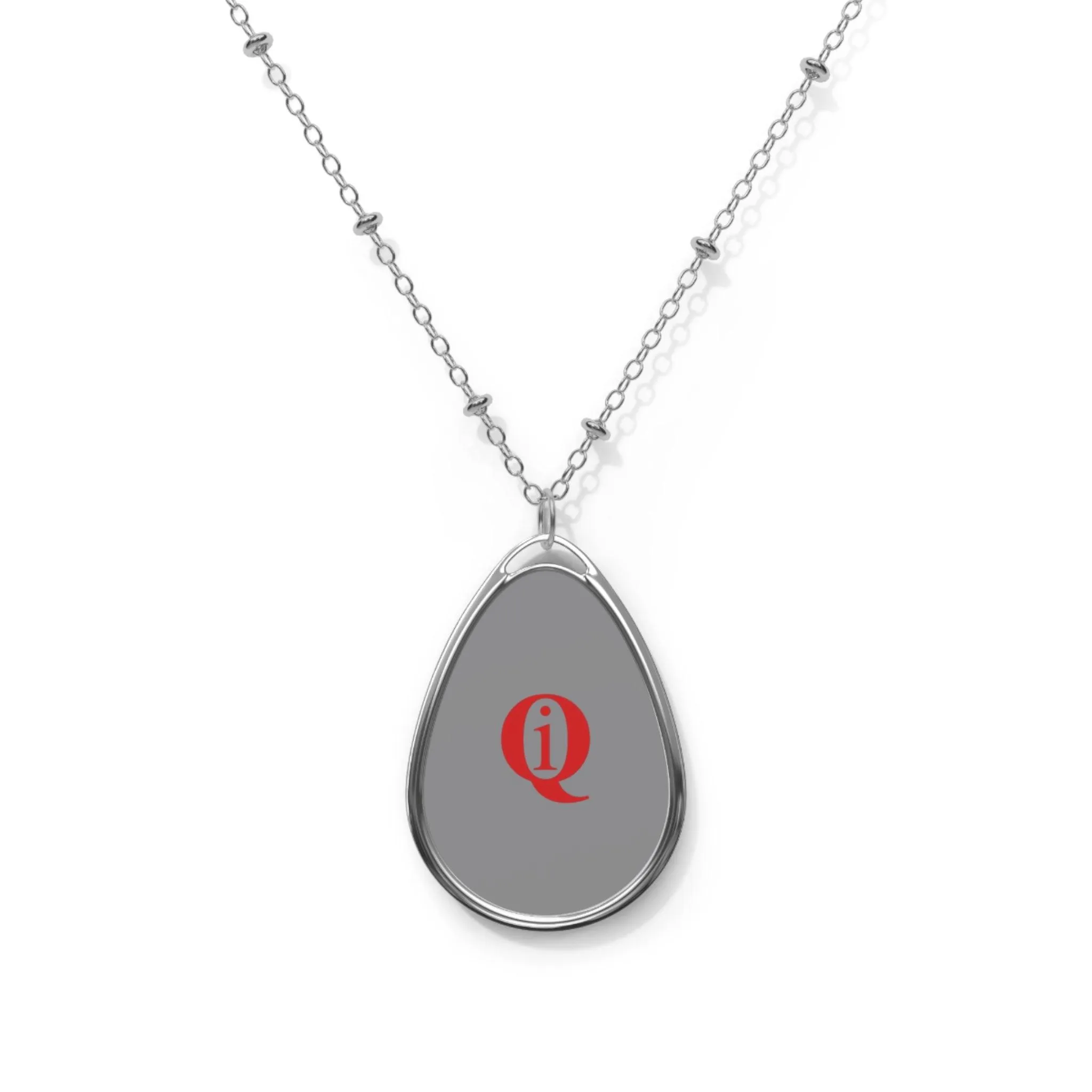 IQ Fashion | Oval Necklace
