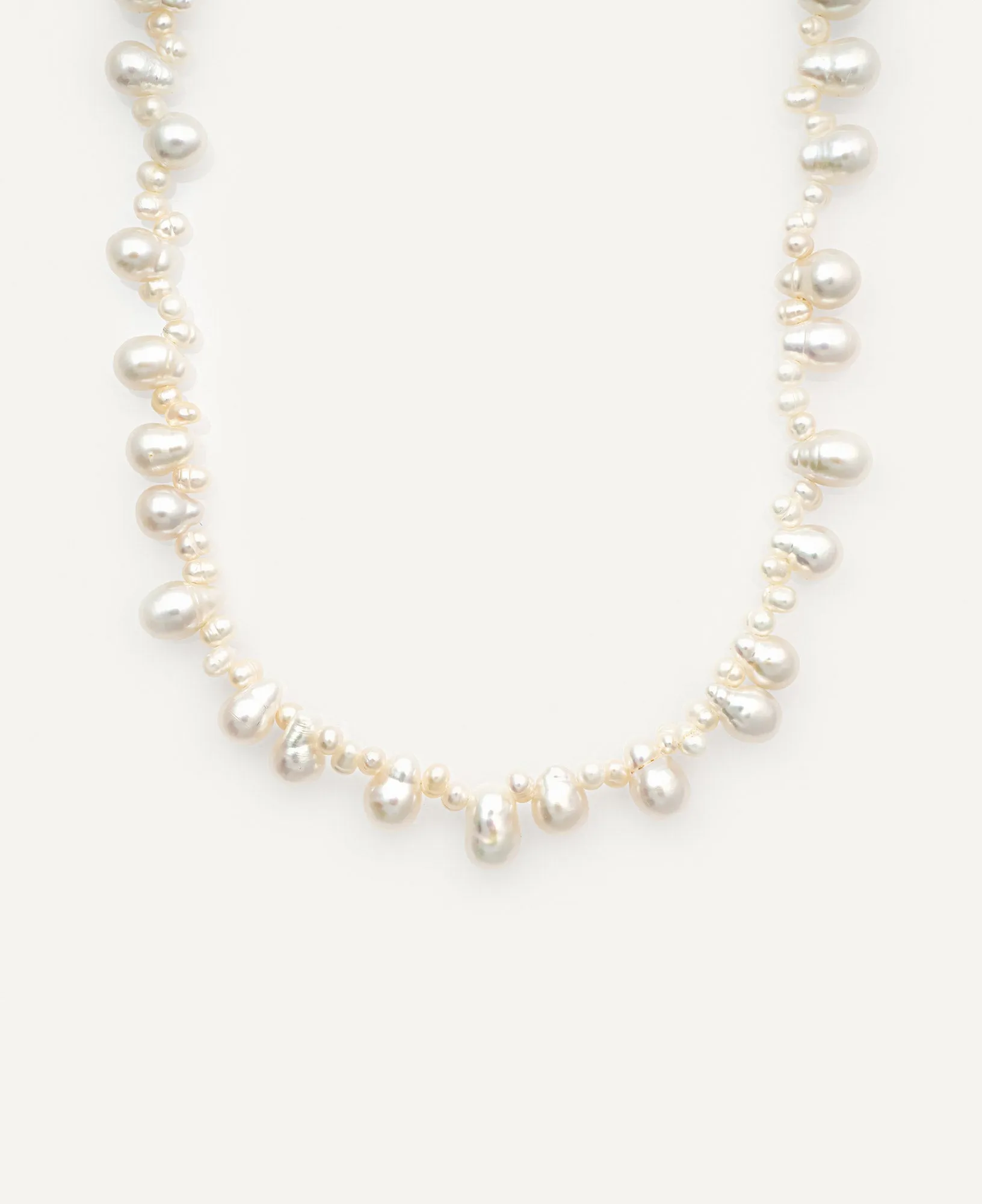 Isla Teardrop Baroque Pearl Choker Necklace