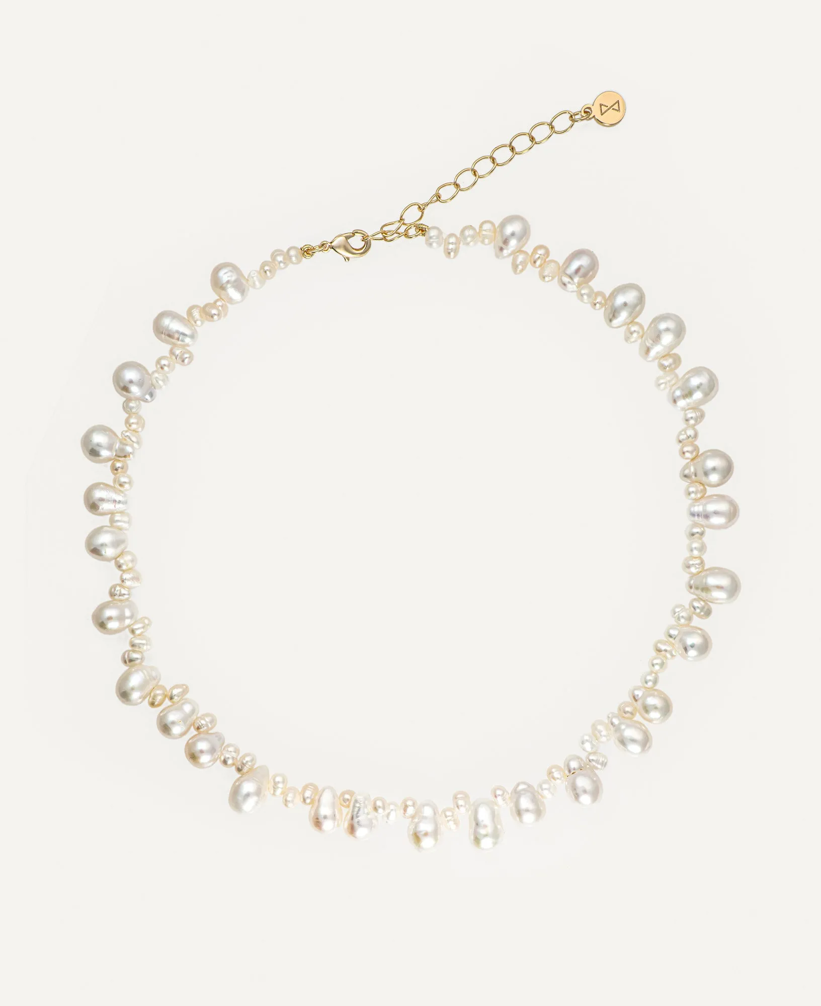 Isla Teardrop Baroque Pearl Choker Necklace