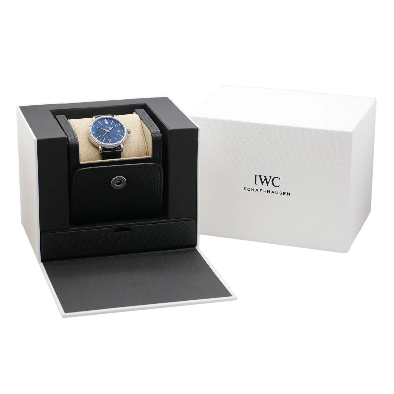 IWC Stainless Steel Diamond Portofino 37mm Automatic IW458111