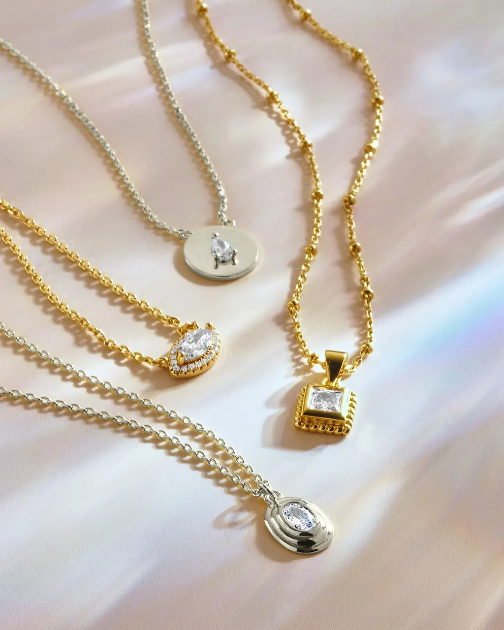 Jamie CZ Evil Eye Pendant Necklace