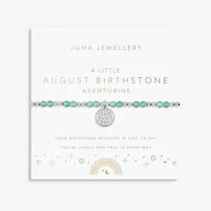Joma Childen's Birthstone A Little August Bracelet