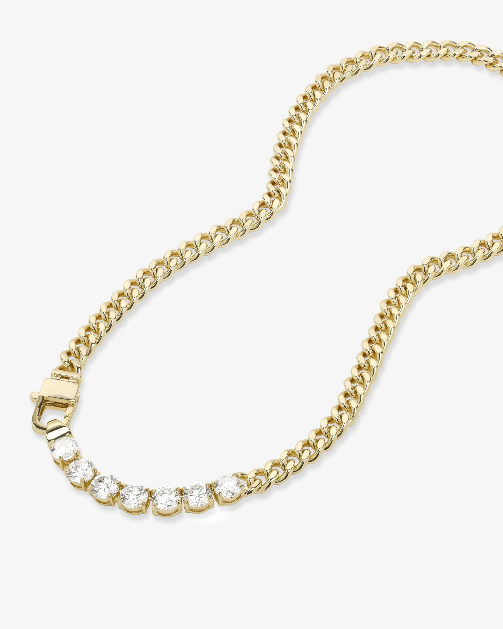 Julian Loves Diamonds Necklace 16" - Gold