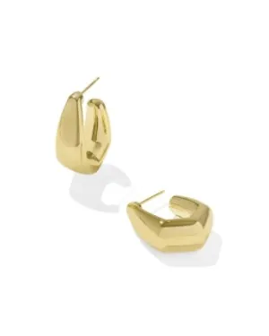 Kaia Small Hoop Earrings In Gold