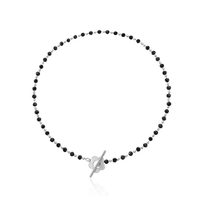 Kaya Bead and Flower Choker Necklace