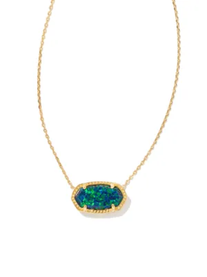 Kendra Scott Elisa Necklace - Gold Night Opal