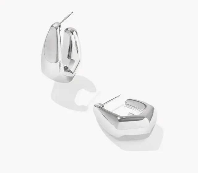 Kendra Scott Kaia Small Hoop Earring RHOD
