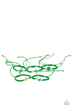 Kids' Starlet Shimmer St. Patrick's Day Pull-String Bracelet Set
