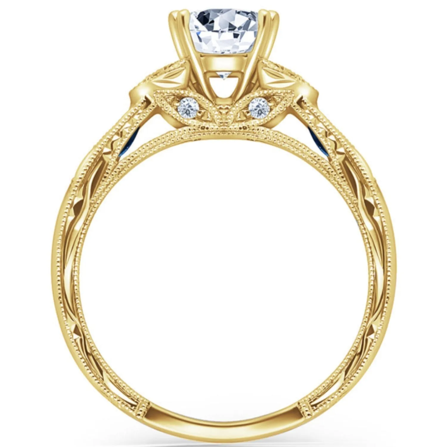 Kirk Kara "Dahlia" Marquise-Cut Vintage Amethyst Diamond Engagement Ring